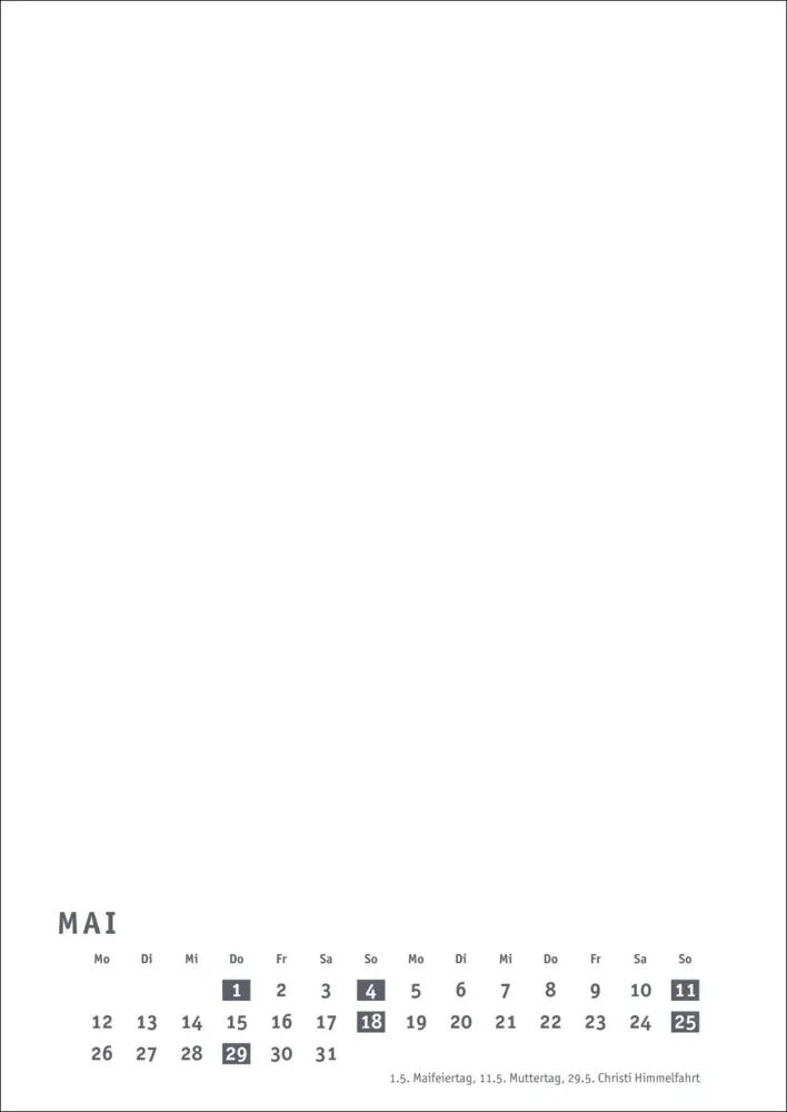 Bild: 9783756407873 | Premium-Bastelkalender weiß A4 2025 | Kalender | Spiralbindung | 2025