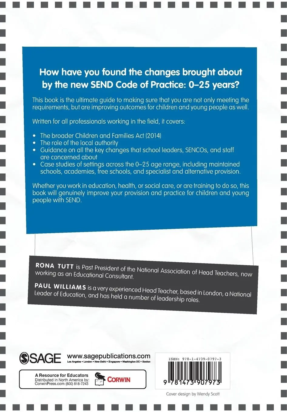 Rückseite: 9781473907973 | The SEND Code of Practice 0-25 Years | Policy, Provision and Practice