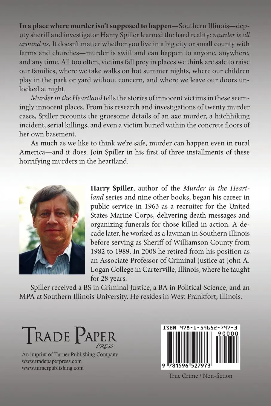 Rückseite: 9781596527973 | Murder in the Heartland | Book One | Harry Spiller | Taschenbuch