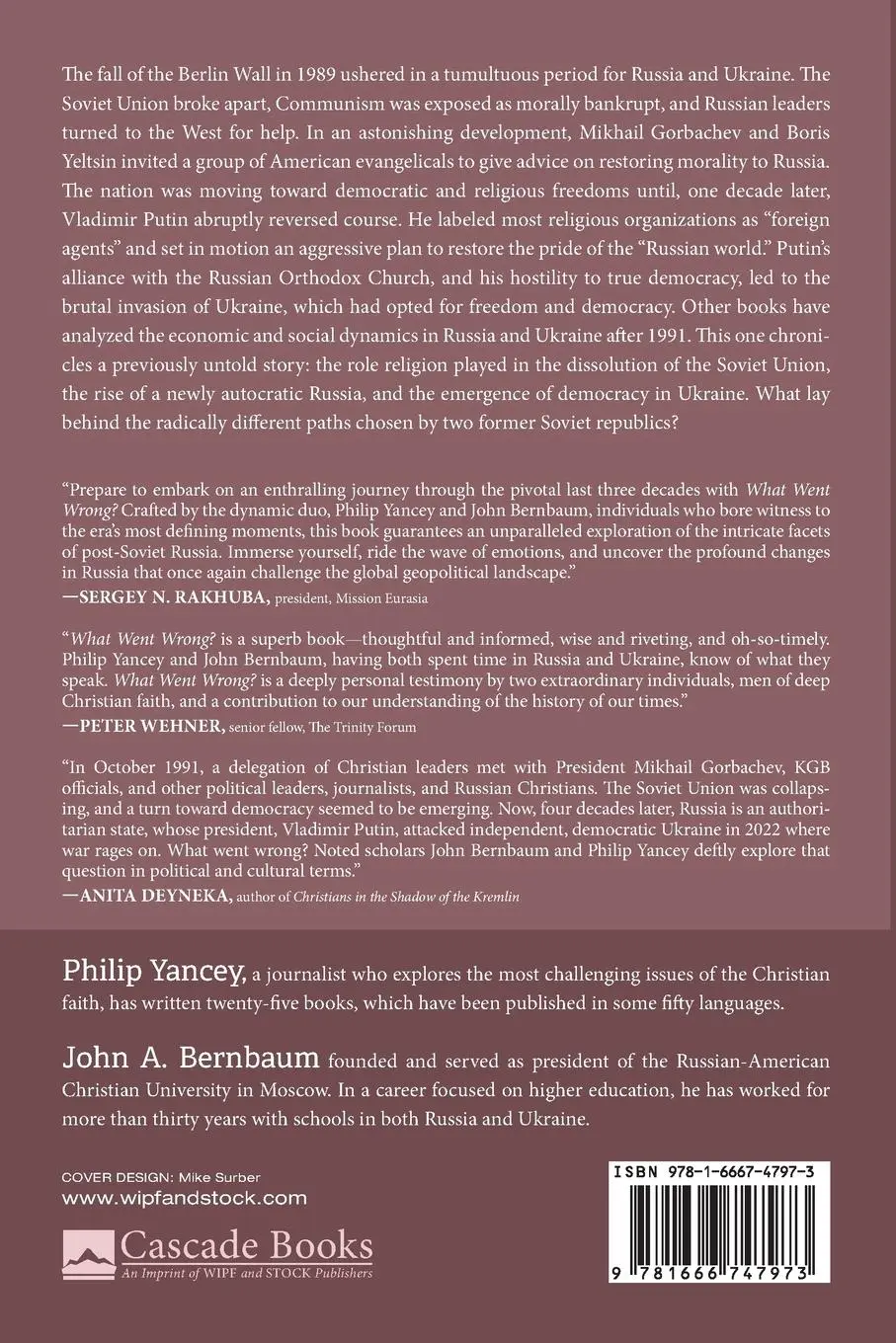 Rückseite: 9781666747973 | What Went Wrong? | Philip Yancey (u. a.) | Taschenbuch | Englisch