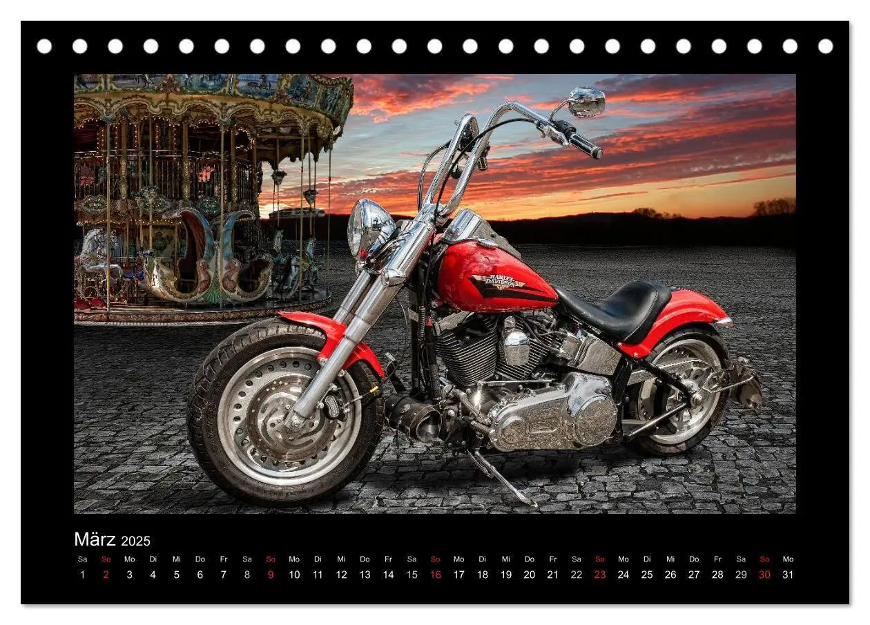 Bild: 9783435707973 | Motorrad-Träume - Chopper und Custombikes (Tischkalender 2025 DIN...
