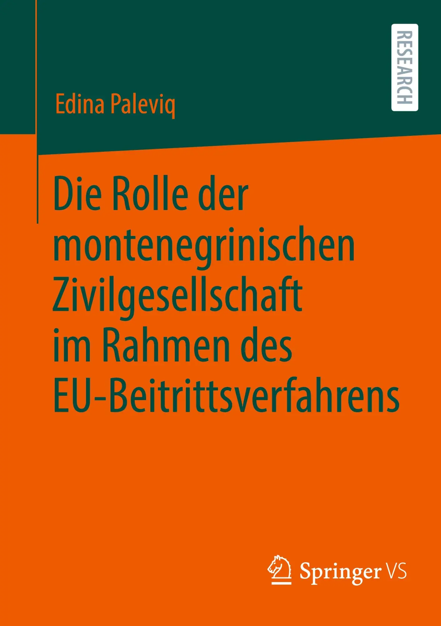 Cover: 9783658487973 | Die Rolle der montenegrinischen Zivilgesellschaft im Rahmen des...