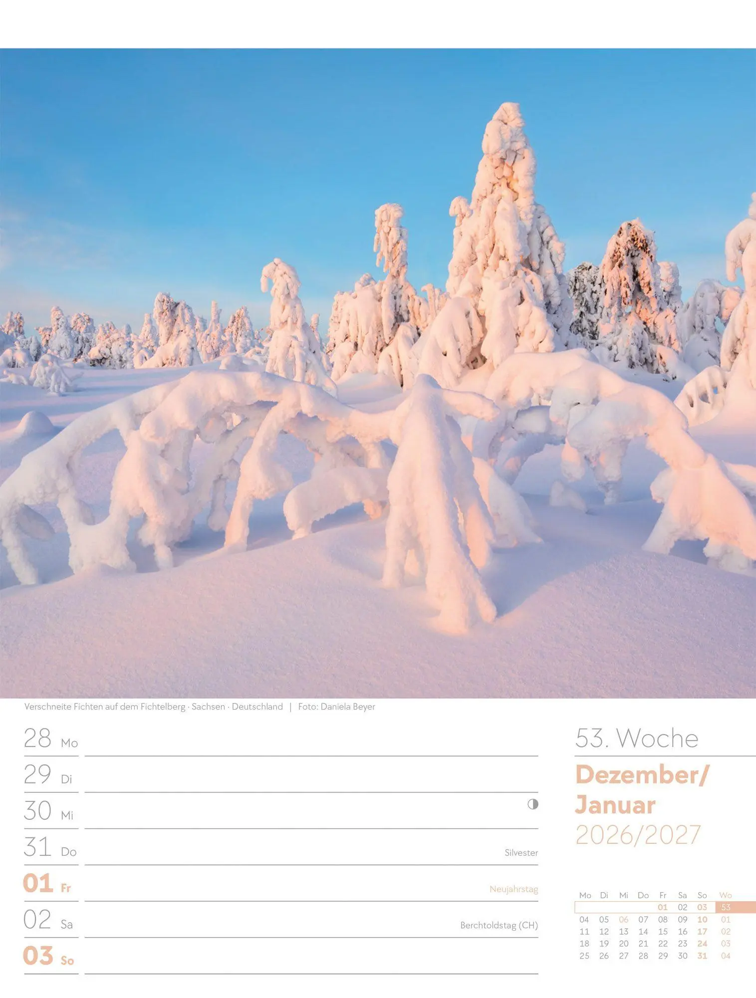 Bild: 9783838427973 | Unser Wald Wochenplaner Kalender 2027 | Ackermann Kunstverlag GmbH