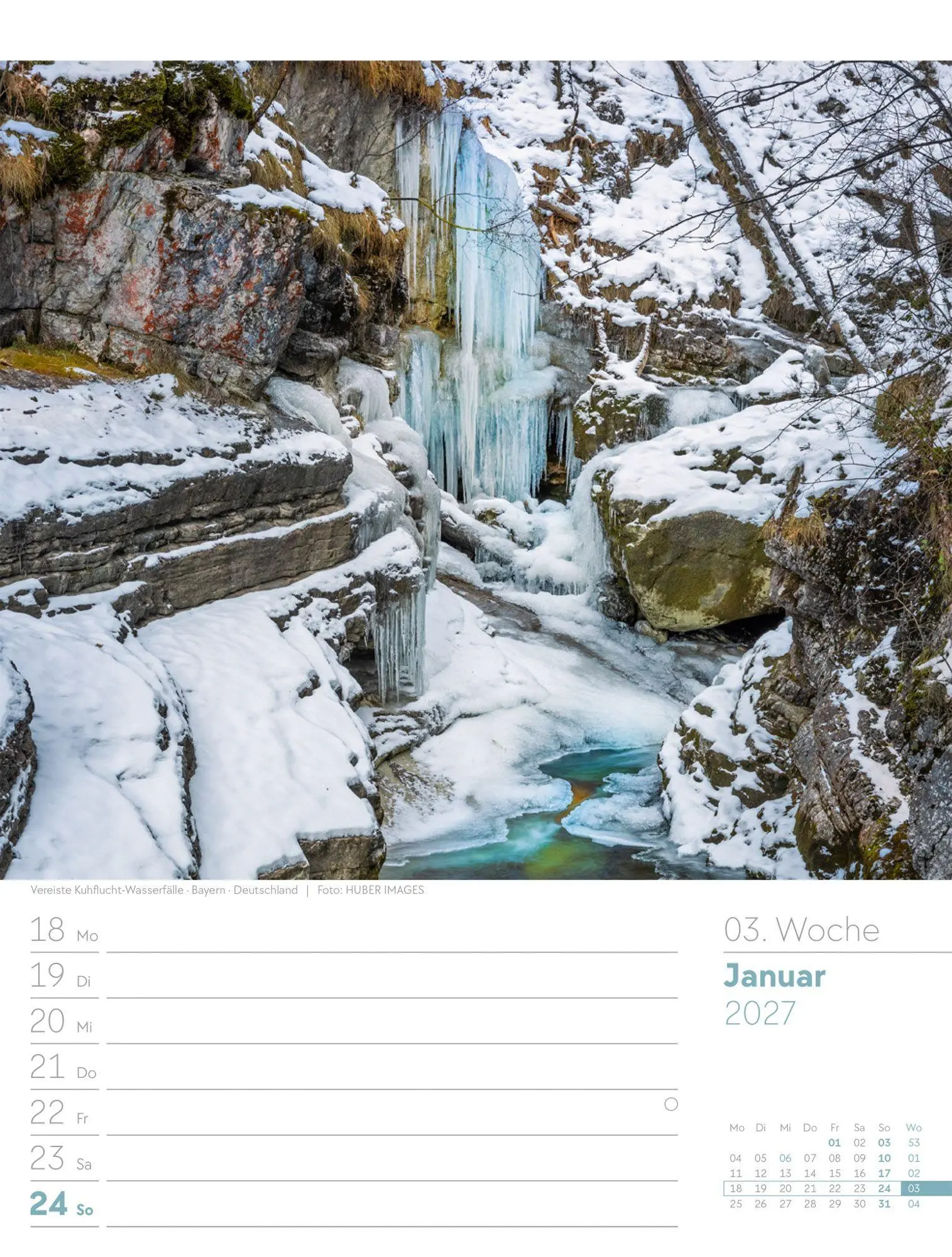 Bild: 9783838427973 | Unser Wald Wochenplaner Kalender 2027 | Ackermann Kunstverlag GmbH