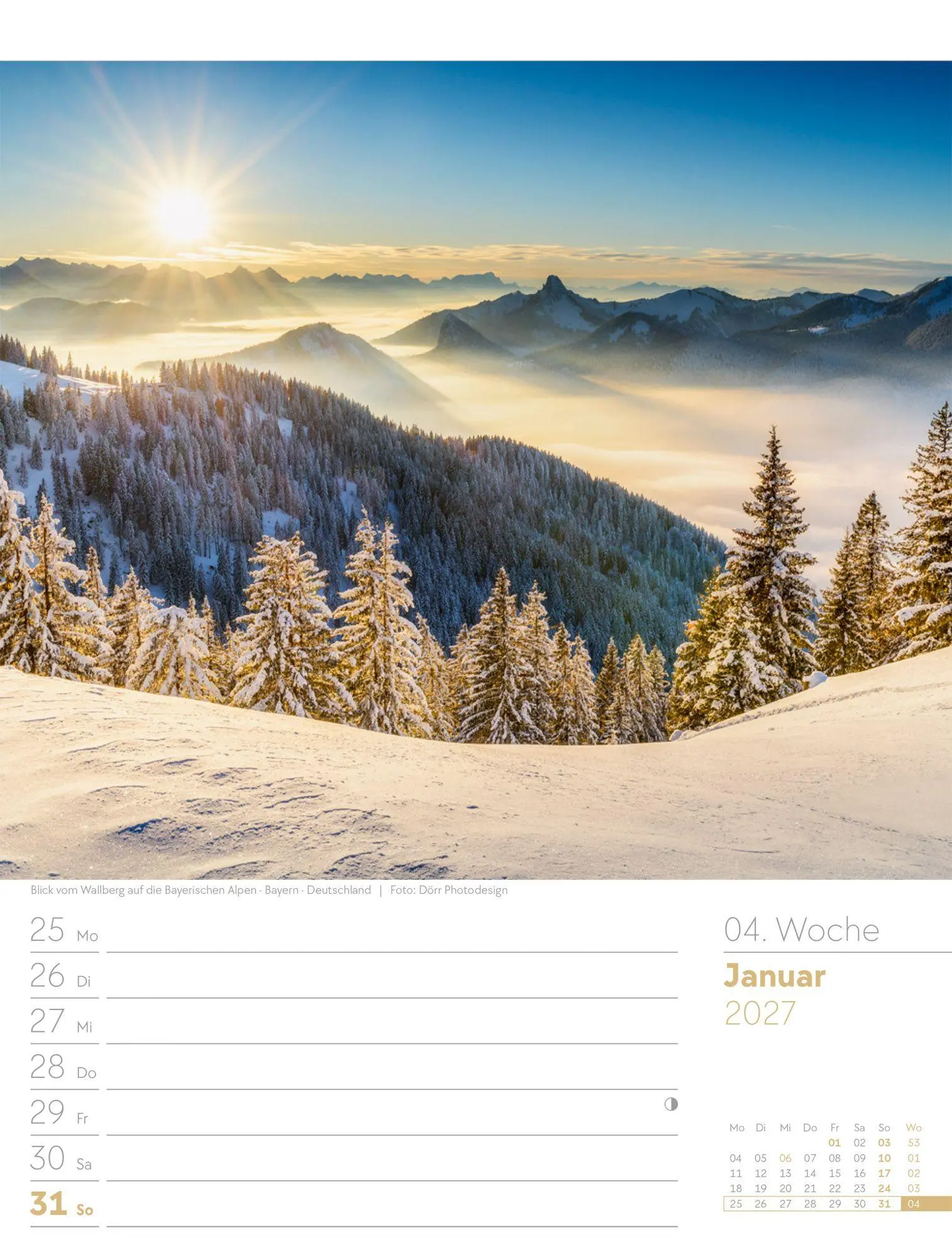 Bild: 9783838427973 | Unser Wald Wochenplaner Kalender 2027 | Ackermann Kunstverlag GmbH