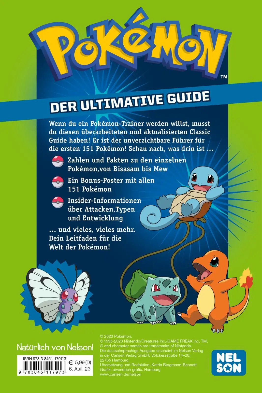 Rückseite: 9783845117973 | Pokémon: Der ultimative Guide | Taschenbuch | Pokémon | 128 S. | 2021