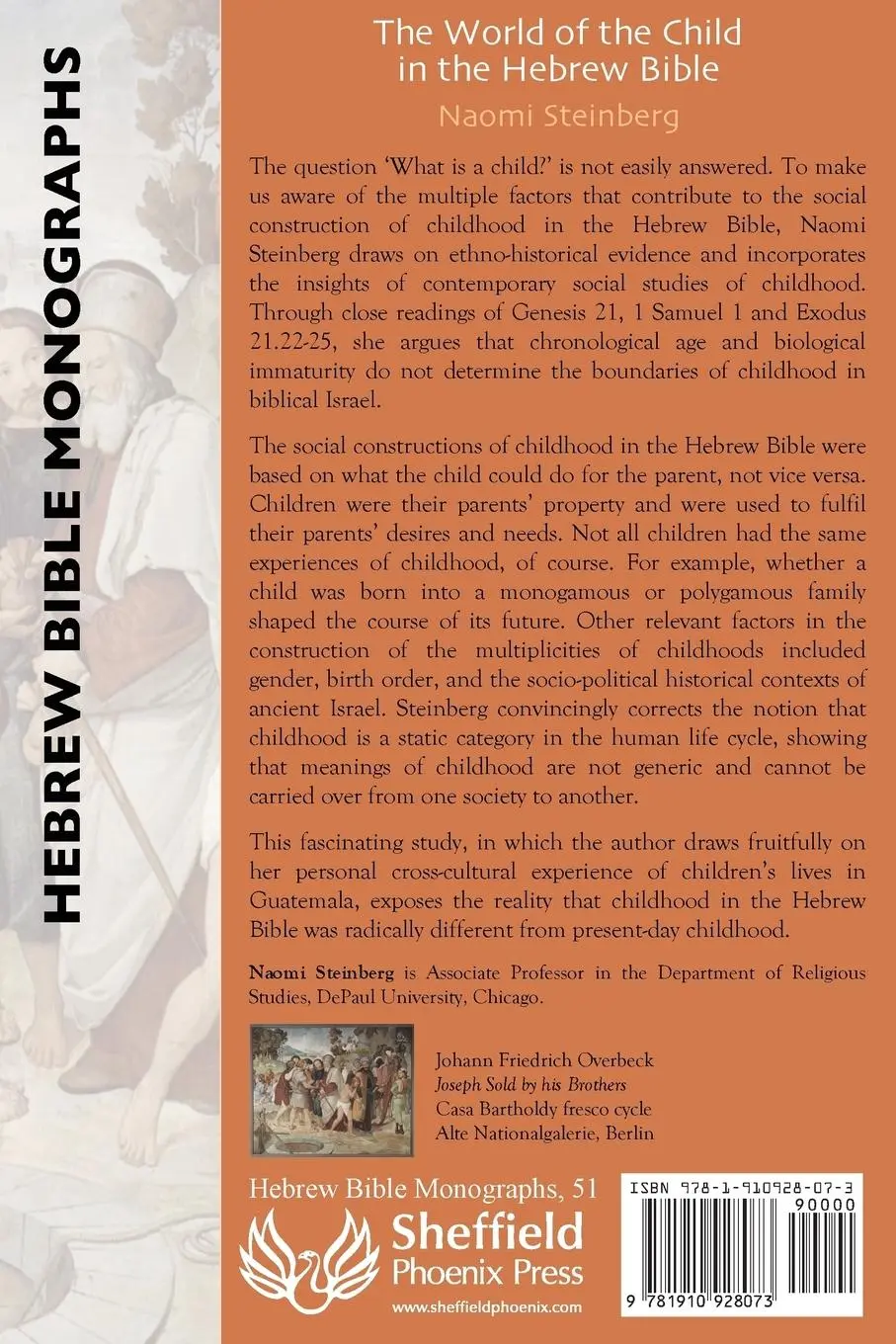 Rückseite: 9781910928073 | The World of the Child in the Hebrew Bible | Naomi Steinberg | Buch