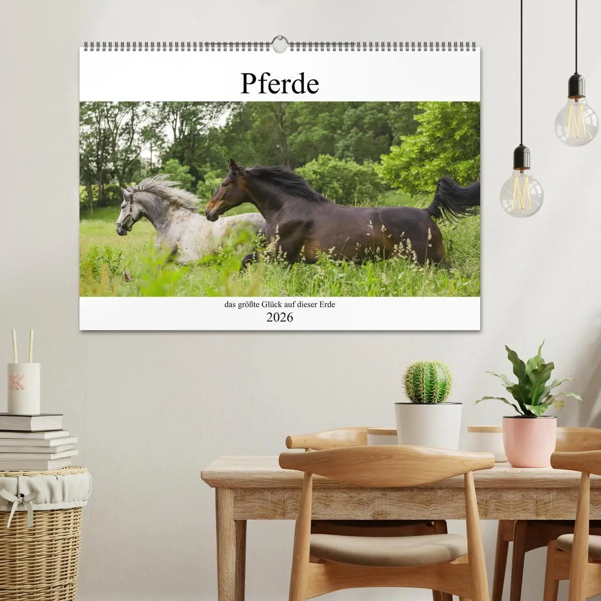 Bild: 9783457618073 | Pferde, das größte Glück auf dieser Erde (Wandkalender 2026 DIN A2...