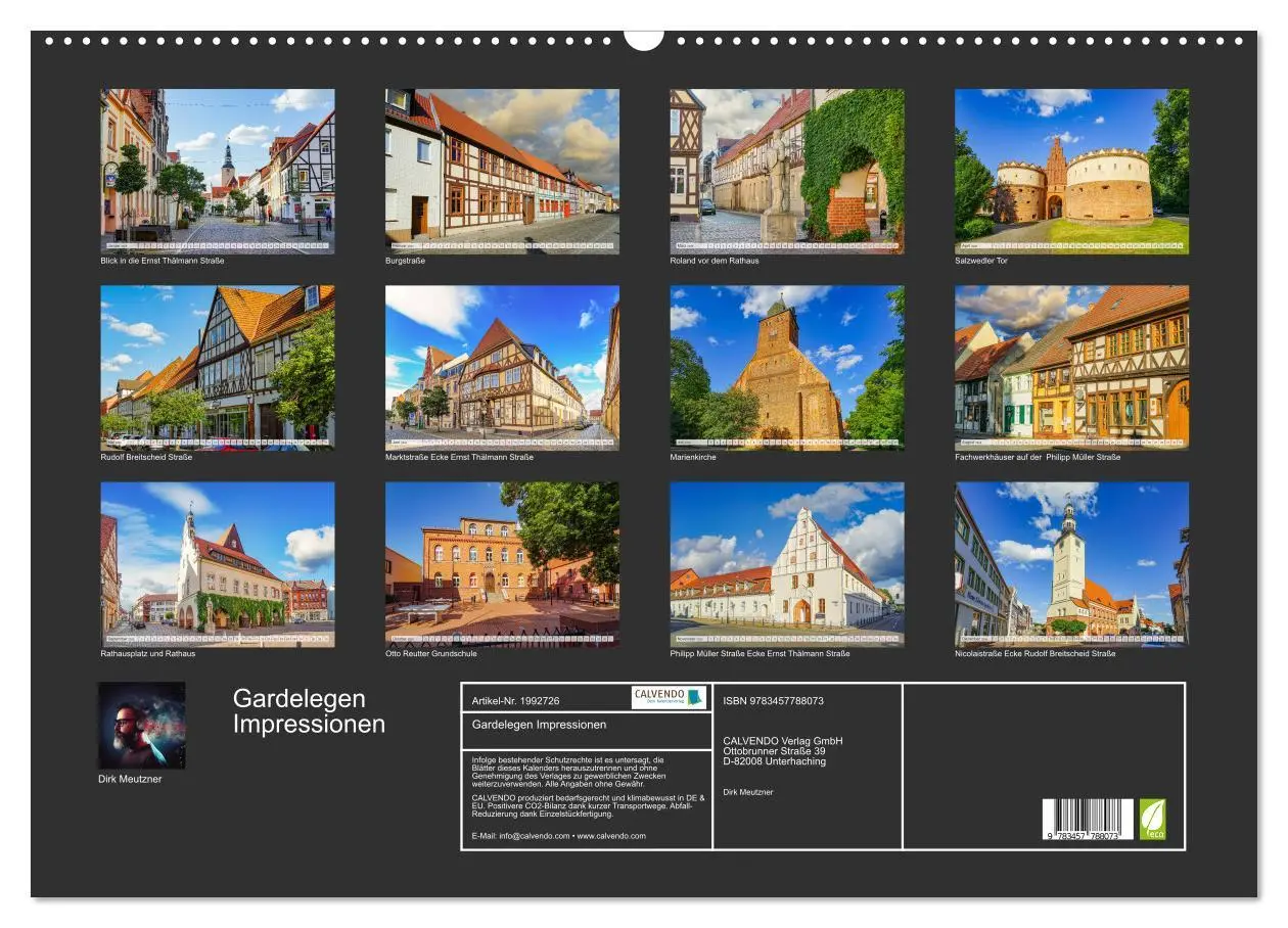 Bild: 9783457788073 | Gardelegen Impressionen (Wandkalender 2026 DIN A2 quer), CALVENDO...
