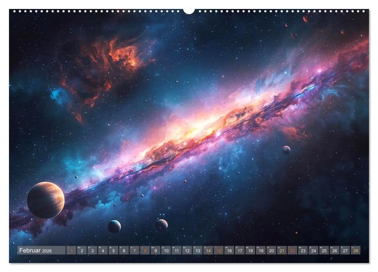 Bild: 9783516708073 | Fantastische Sternenwelten (hochwertiger Premium Wandkalender 2026...