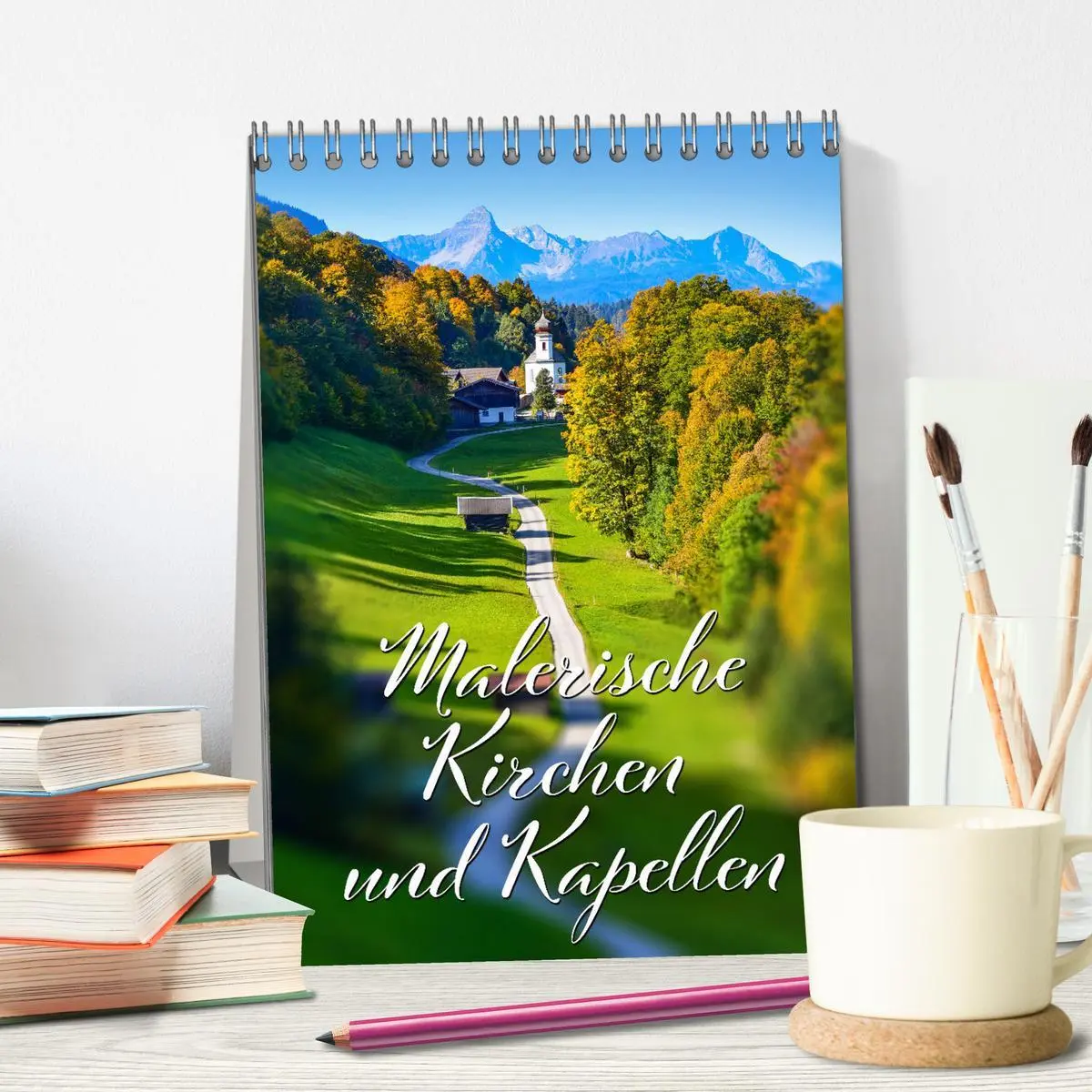 Bild: 9783516318173 | Malerische Kirchen und Kapellen (Tischkalender 2026 DIN A5 hoch),...