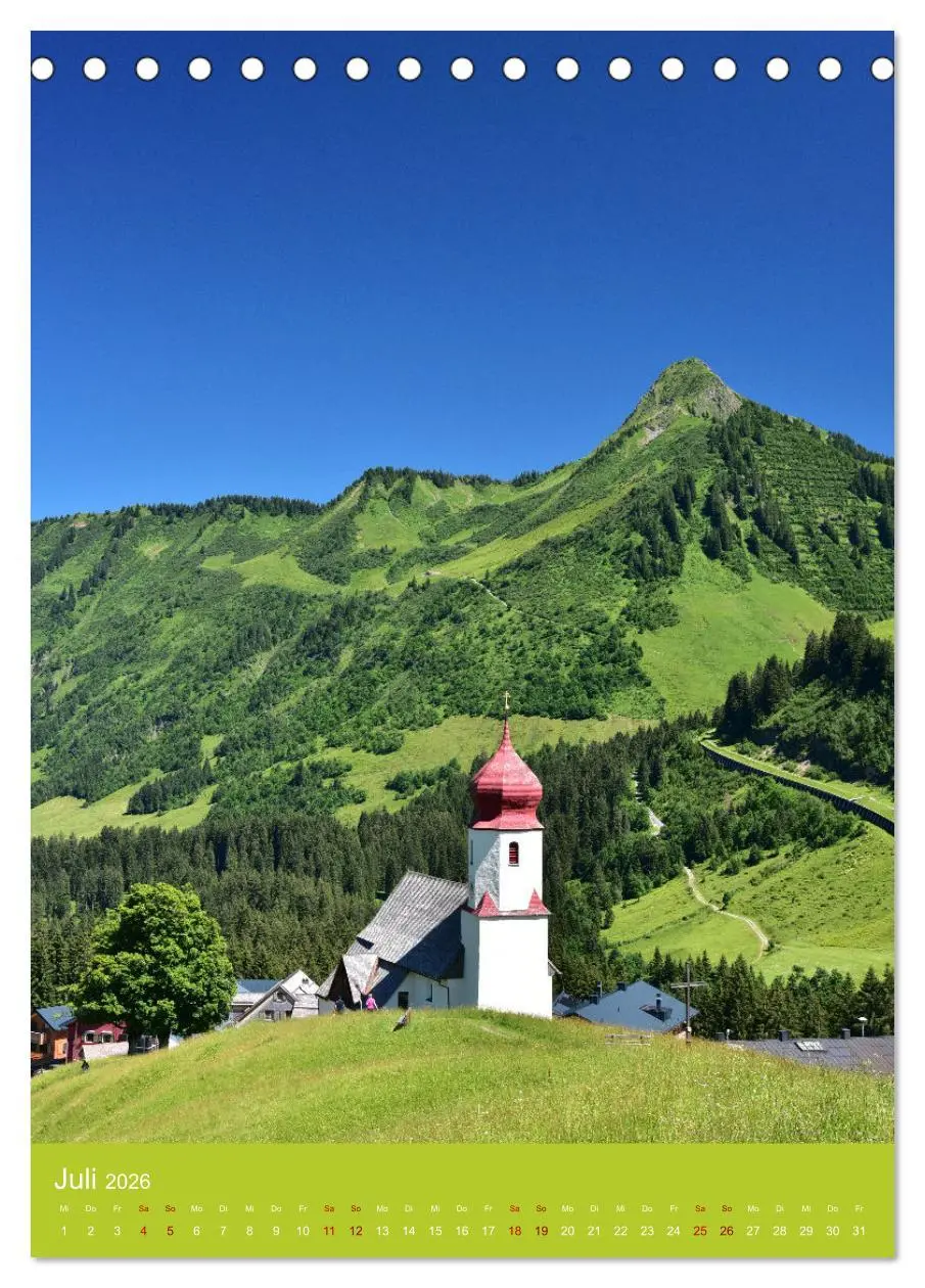 Bild: 9783516318173 | Malerische Kirchen und Kapellen (Tischkalender 2026 DIN A5 hoch),...