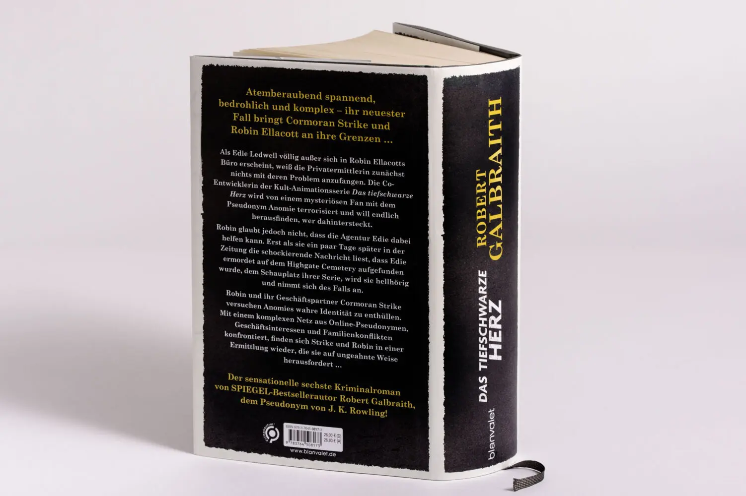 Bild: 9783764508173 | Das tiefschwarze Herz | Robert Galbraith | Buch | 1360 S. | Deutsch