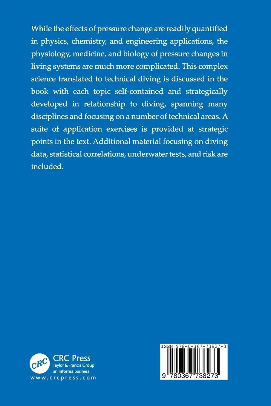 Rückseite: 9780367738273 | Science of Diving | Concepts and Applications | Bruce Wienke | Buch