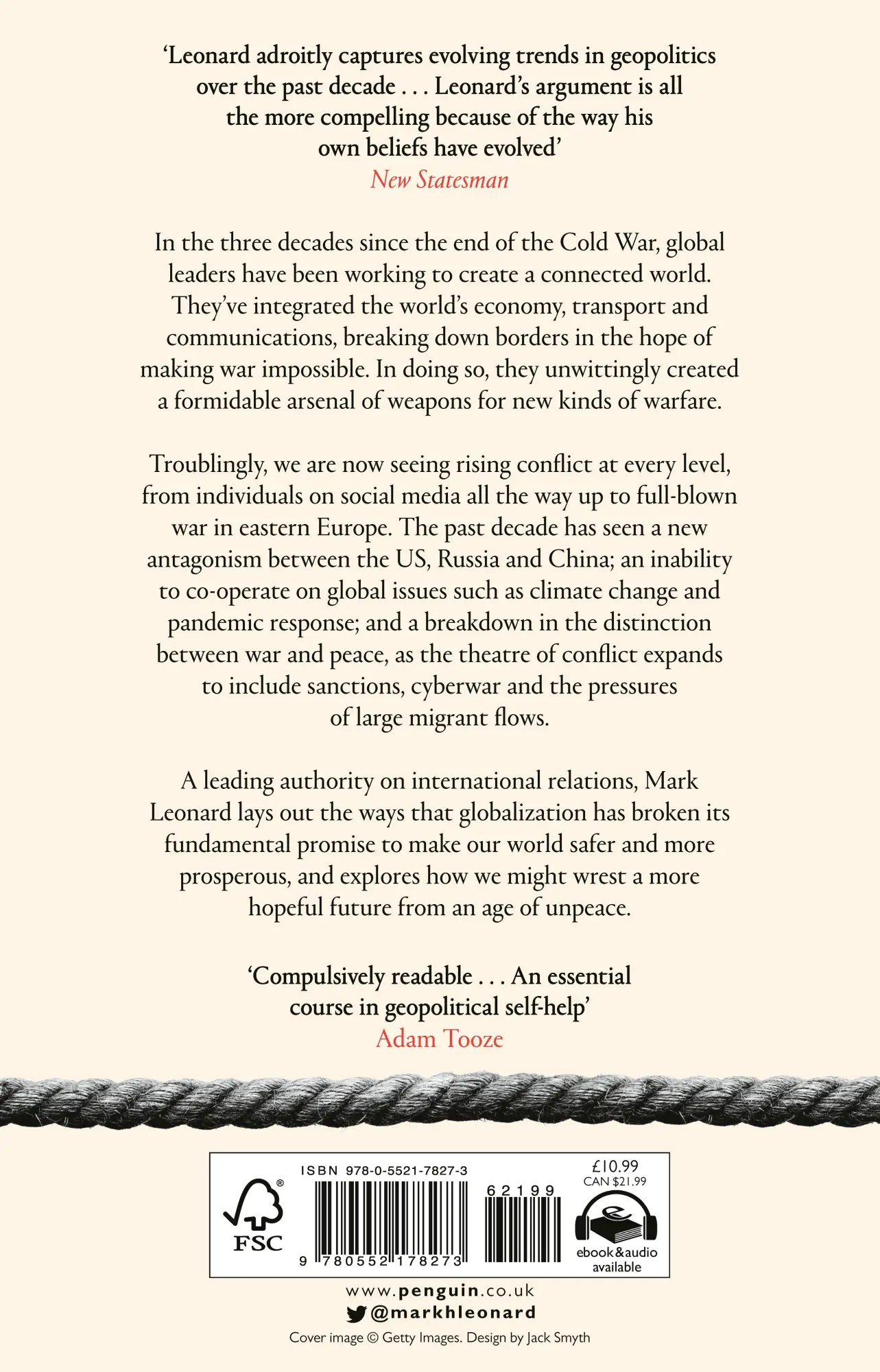 Rückseite: 9780552178273 | The Age of Unpeace | How Connectivity Causes Conflict | Mark Leonard