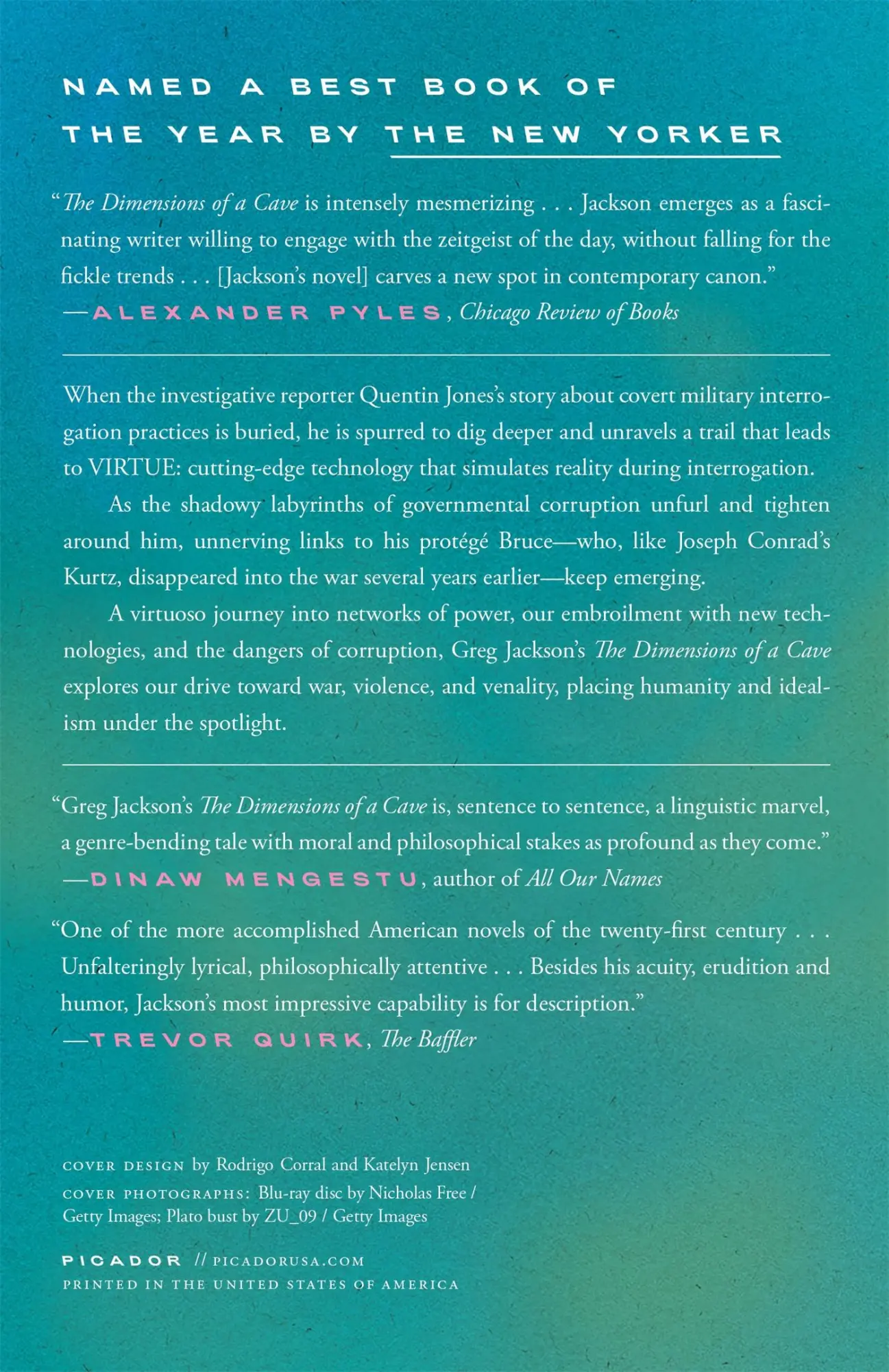 Rückseite: 9781250338273 | Dimensions of a Cave | Greg Jackson | Taschenbuch | Englisch | 2024