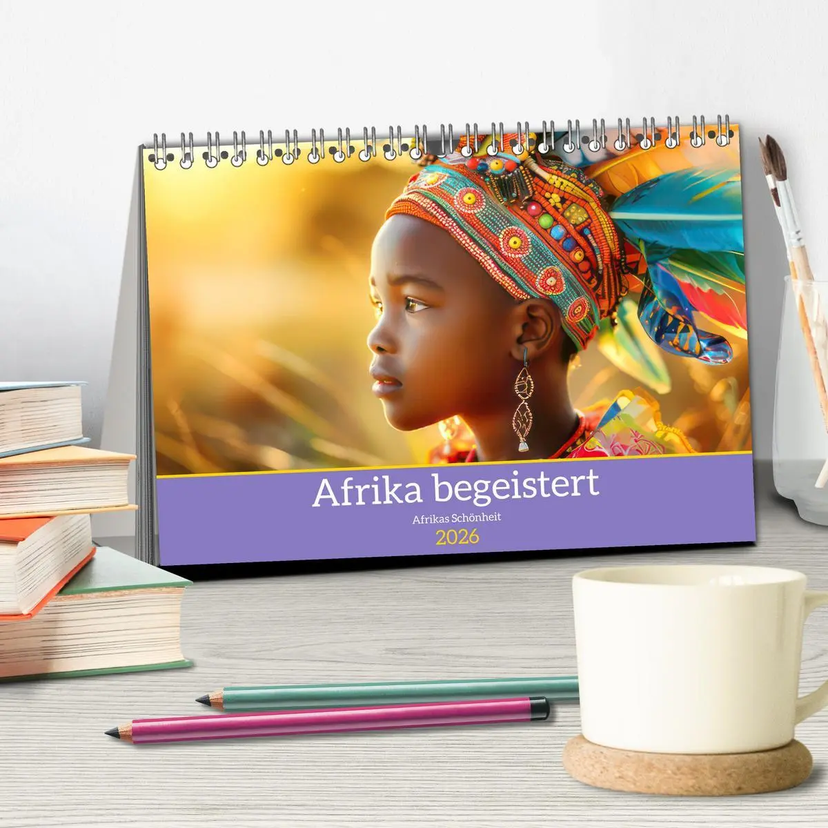 Bild: 9783457388273 | Afrika begeistert - Afrikas Schönheit (Tischkalender 2026 DIN A5...