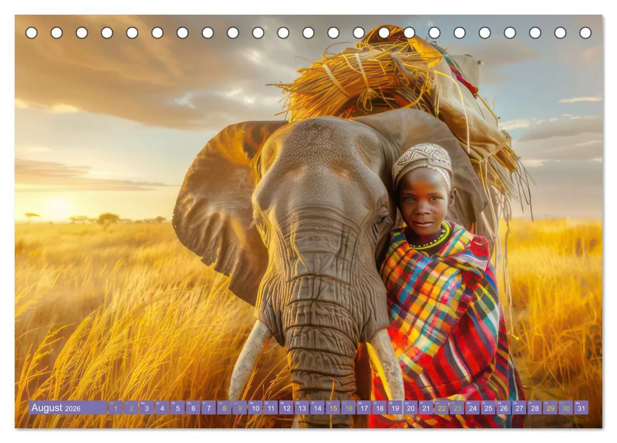 Bild: 9783457388273 | Afrika begeistert - Afrikas Schönheit (Tischkalender 2026 DIN A5...