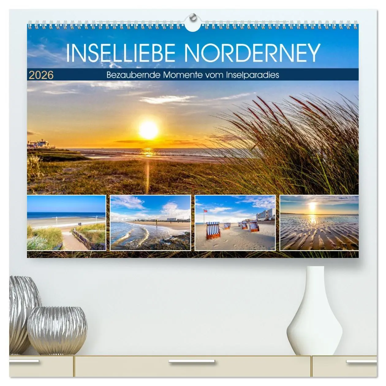 Cover: 9783457458273 | INSELLIEBE NORDERNEY (hochwertiger Premium Wandkalender 2026 DIN A2...