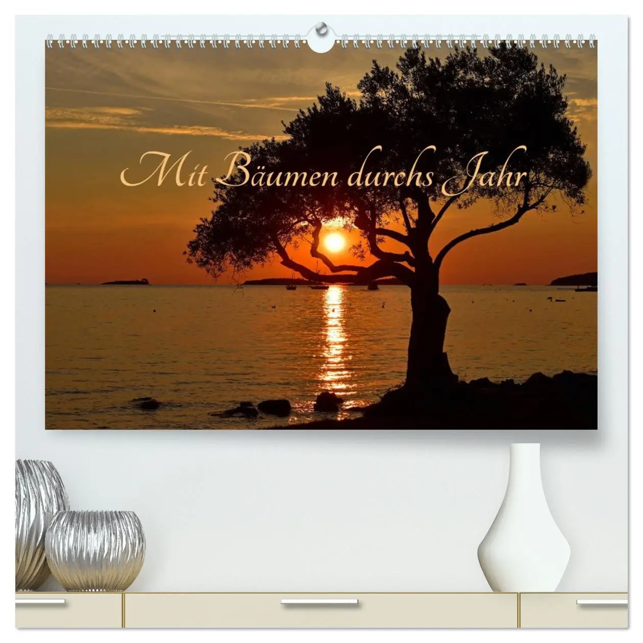 Cover: 9783457698273 | Mit Bäumen durchs Jahr (hochwertiger Premium Wandkalender 2026 DIN...