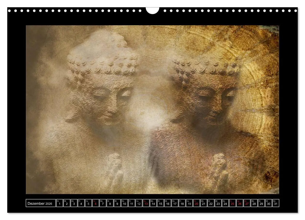 Bild: 9783516168273 | Buddha - Harmonie und Entspannung (Wandkalender 2026 DIN A3 quer),...