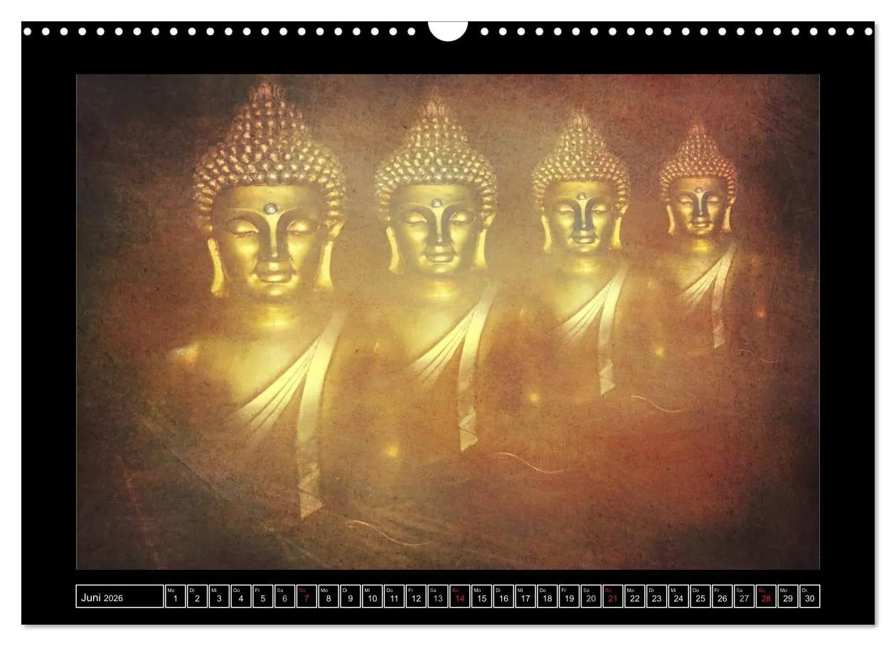 Bild: 9783516168273 | Buddha - Harmonie und Entspannung (Wandkalender 2026 DIN A3 quer),...