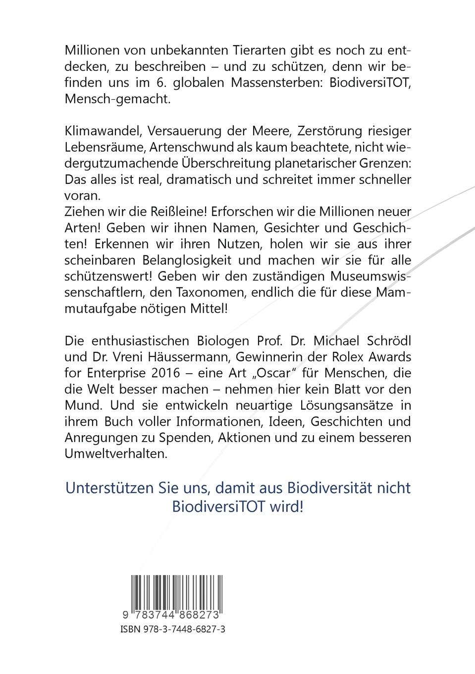 Rückseite: 9783744868273 | BiodiversiTOT - Die globale Artenvielfalt jetzt entdecken,...