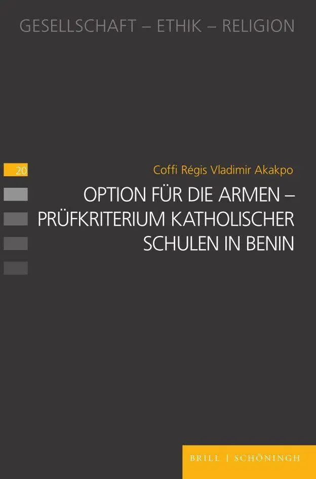 Cover: 9783506708373 | Option für die Armen - Prüfkriterium katholischer Schulen in Benin