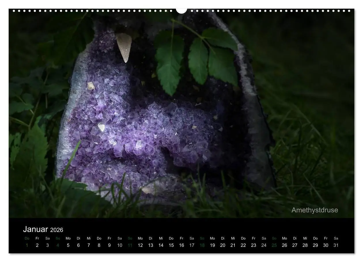 Bild: 9783516088373 | Edelsteine. Wunder der Natur (Wandkalender 2026 DIN A2 quer),...