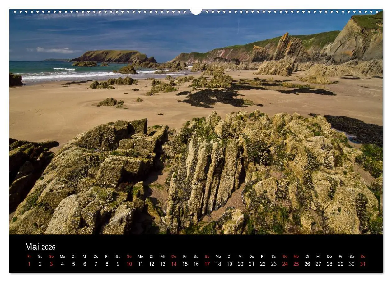 Bild: 9783516158373 | Englands Küsten 2026 (Wandkalender 2026 DIN A2 quer), CALVENDO...