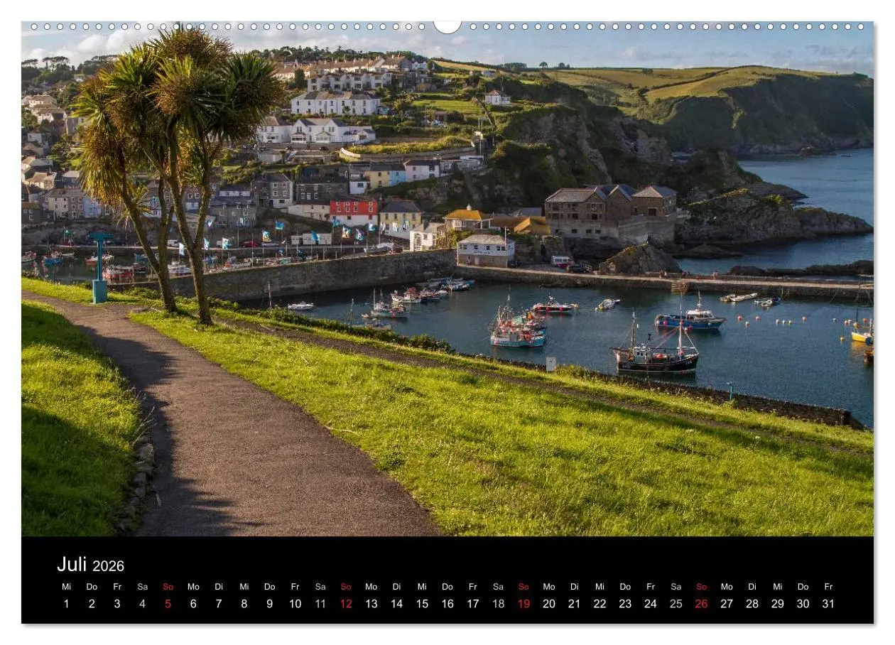 Bild: 9783516158373 | Englands Küsten 2026 (Wandkalender 2026 DIN A2 quer), CALVENDO...