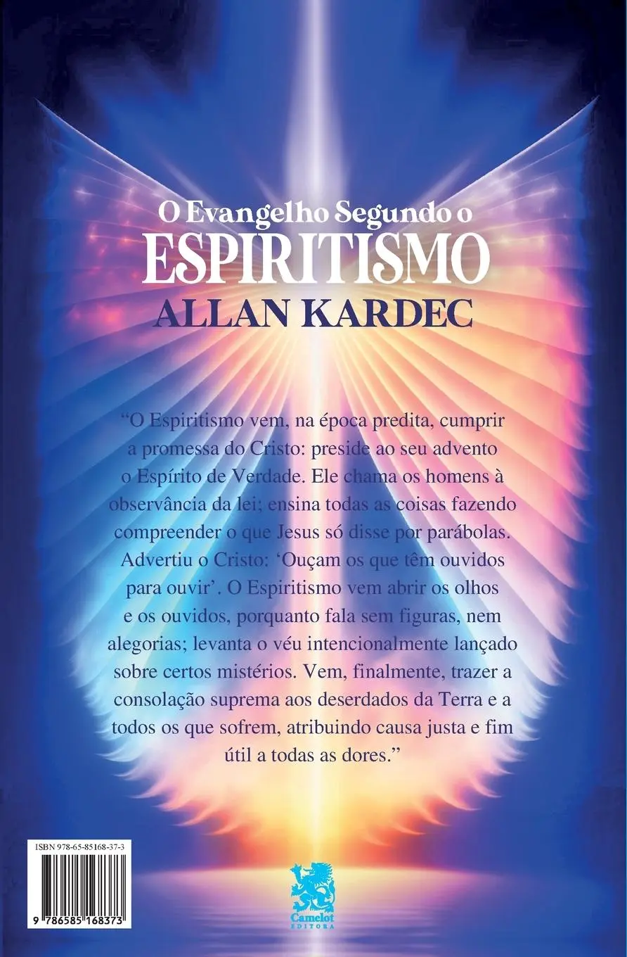 Rückseite: 9786585168373 | O Evangelho Segundo o Espiritismo | Allan Kardec | Taschenbuch | 2023