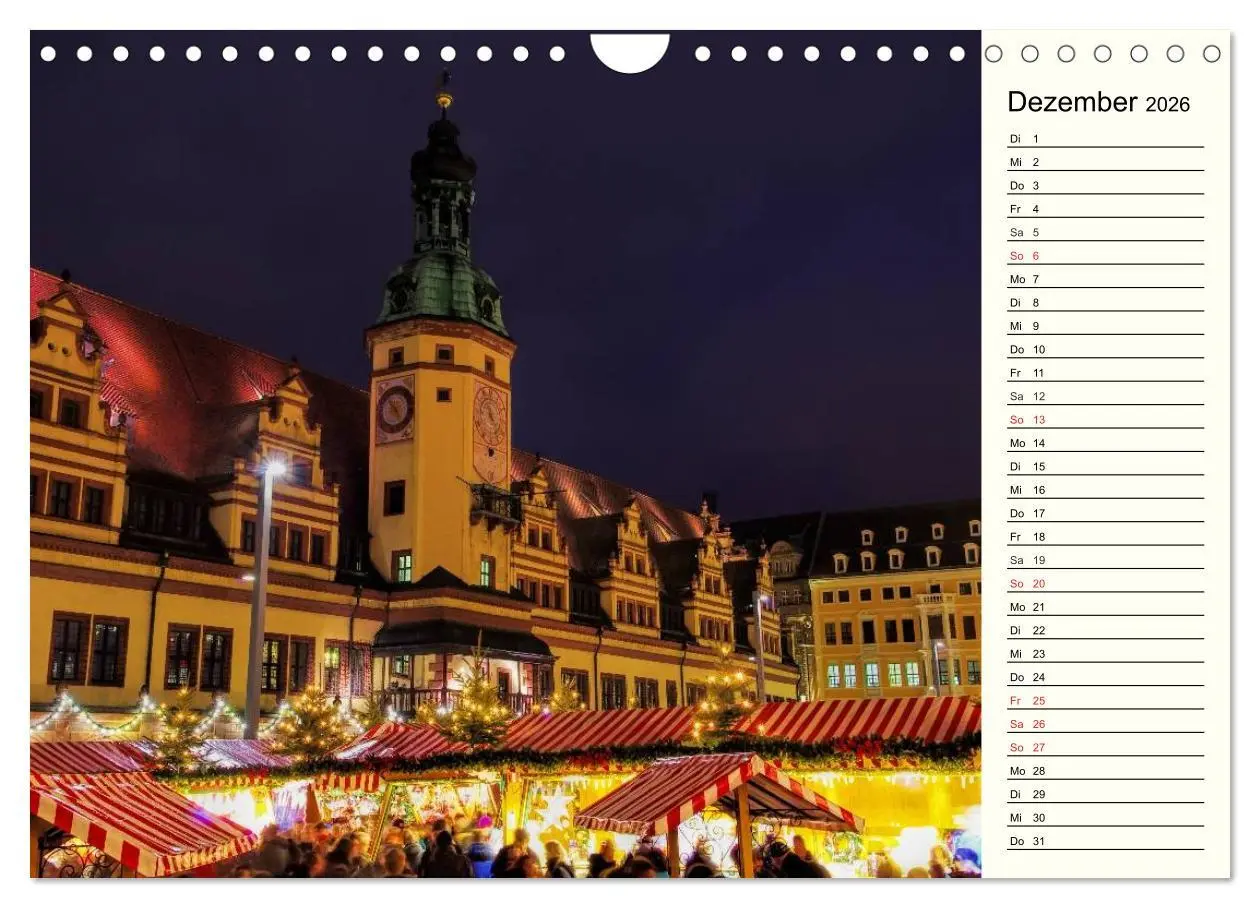 Bild: 9783457988473 | Reise durch Leipzig (Wandkalender 2026 DIN A4 quer), CALVENDO...