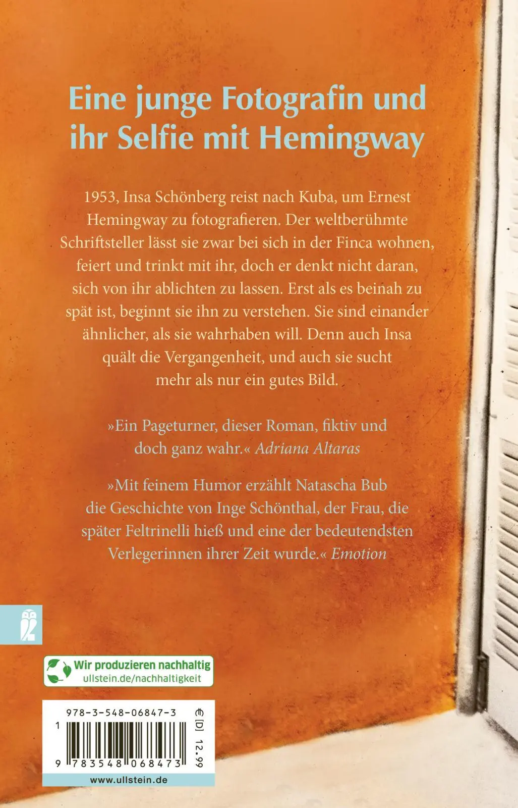 Rückseite: 9783548068473 | Ein Bild von einer Frau | Natascha Bub | Taschenbuch | 288 S. | 2023