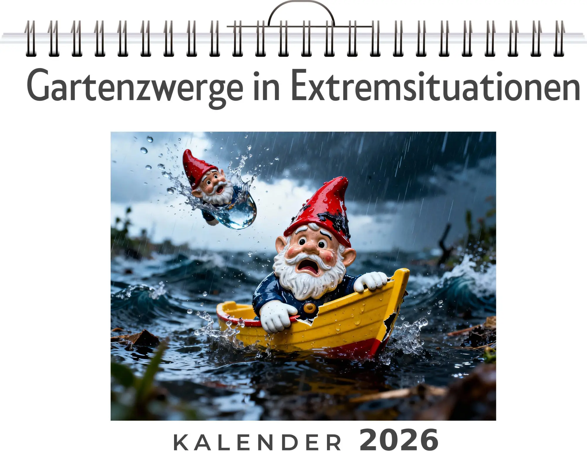 Cover: 9783695348473 | Gartenzwerge in Extremsituationen | Liam Kaiser | Kalender | Deutsch