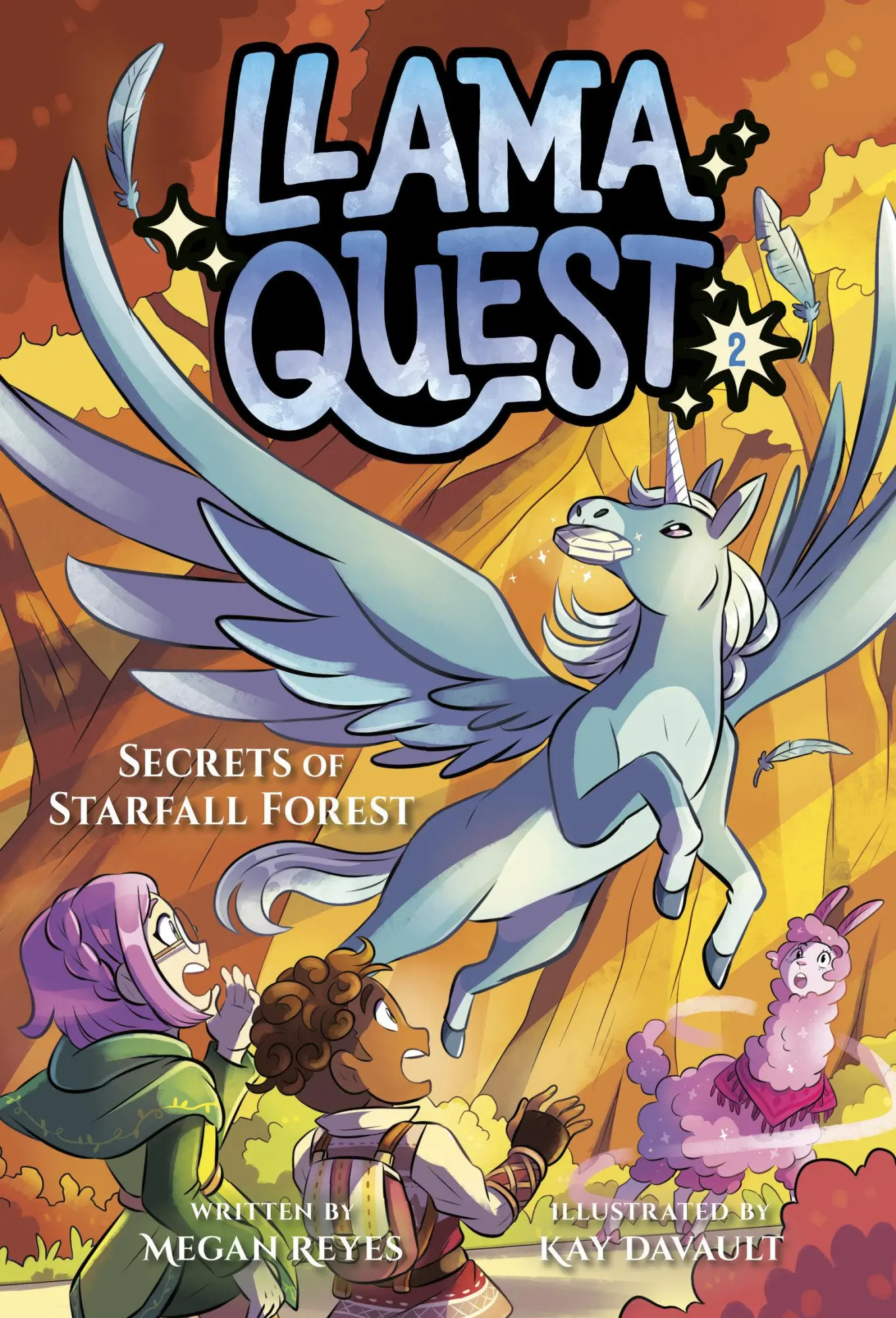 Cover: 9780593808573 | Llama Quest #2 | Secrets of Starfall Forest | Megan Reyes | Buch