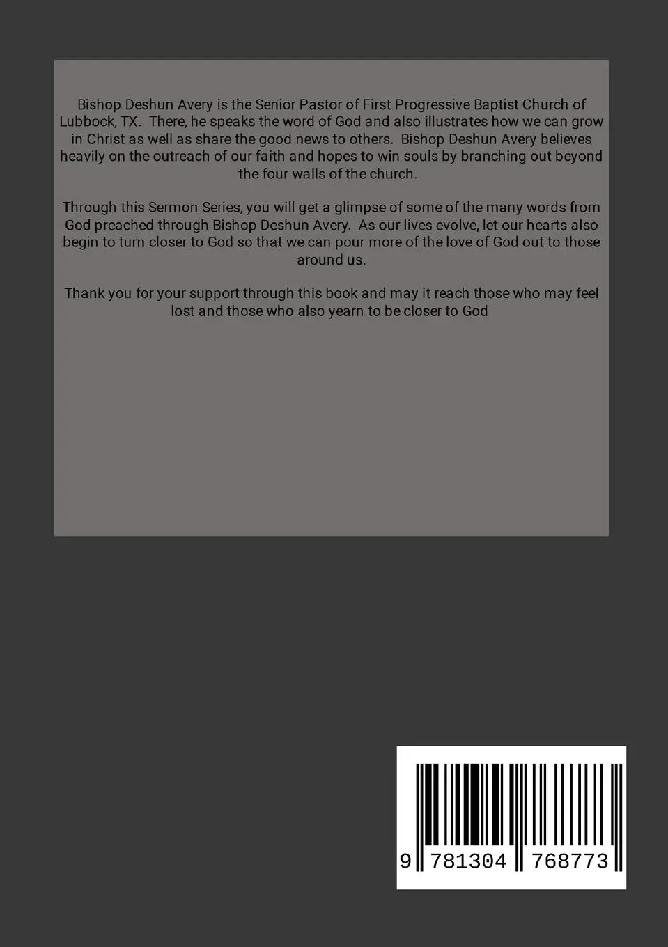 Rückseite: 9781304768773 | Sermon Series, Volume 1 | Ashley Smith | Taschenbuch | Englisch | 2023
