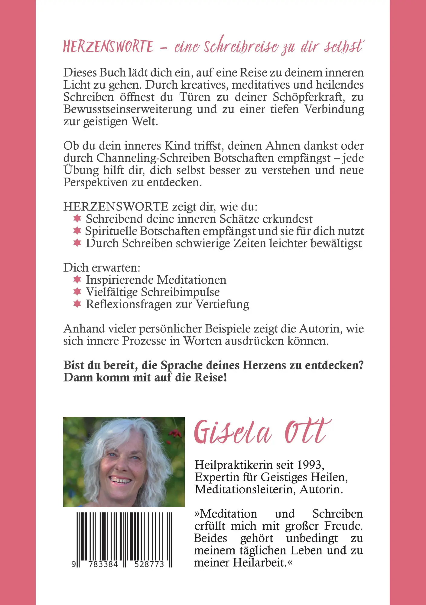 Rückseite: 9783384528773 | Herzensworte | Gisela Ott | Taschenbuch | 212 S. | Deutsch | 2025