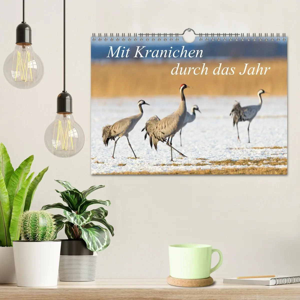 Bild: 9783457888773 | Mit Kranichen durch das Jahr (Wandkalender 2026 DIN A4 quer),...