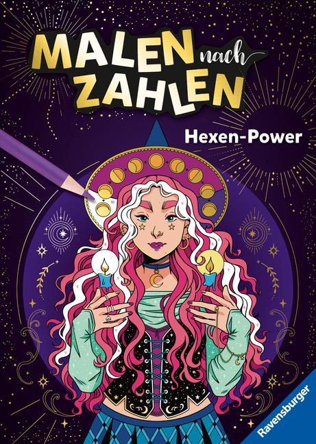 Cover: 9783473488773 | Malen nach Zahlen - Hexen-Power | Karoline Julia Nagy | Taschenbuch