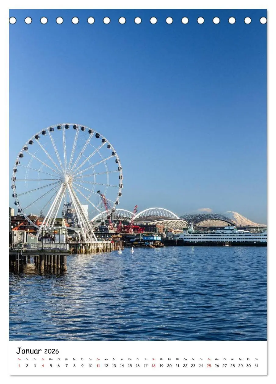 Bild: 9783516428773 | Seattle - Moderne Stadt des Nordwestens (Tischkalender 2026 DIN A5...