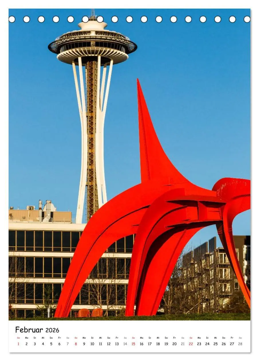 Bild: 9783516428773 | Seattle - Moderne Stadt des Nordwestens (Tischkalender 2026 DIN A5...