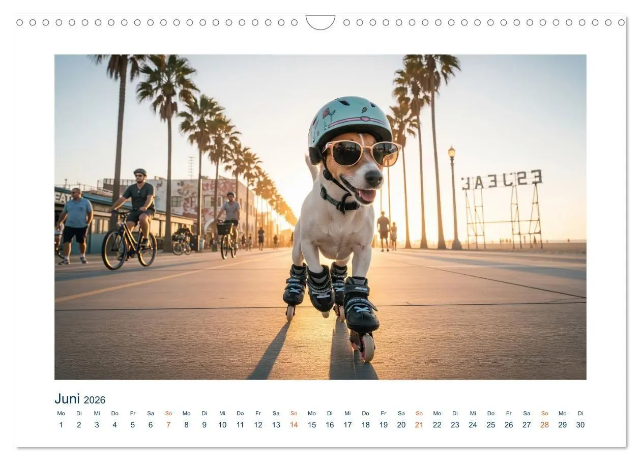 Bild: 9783516668773 | Jack Russel Active (Wandkalender 2026 DIN A3 quer), CALVENDO...