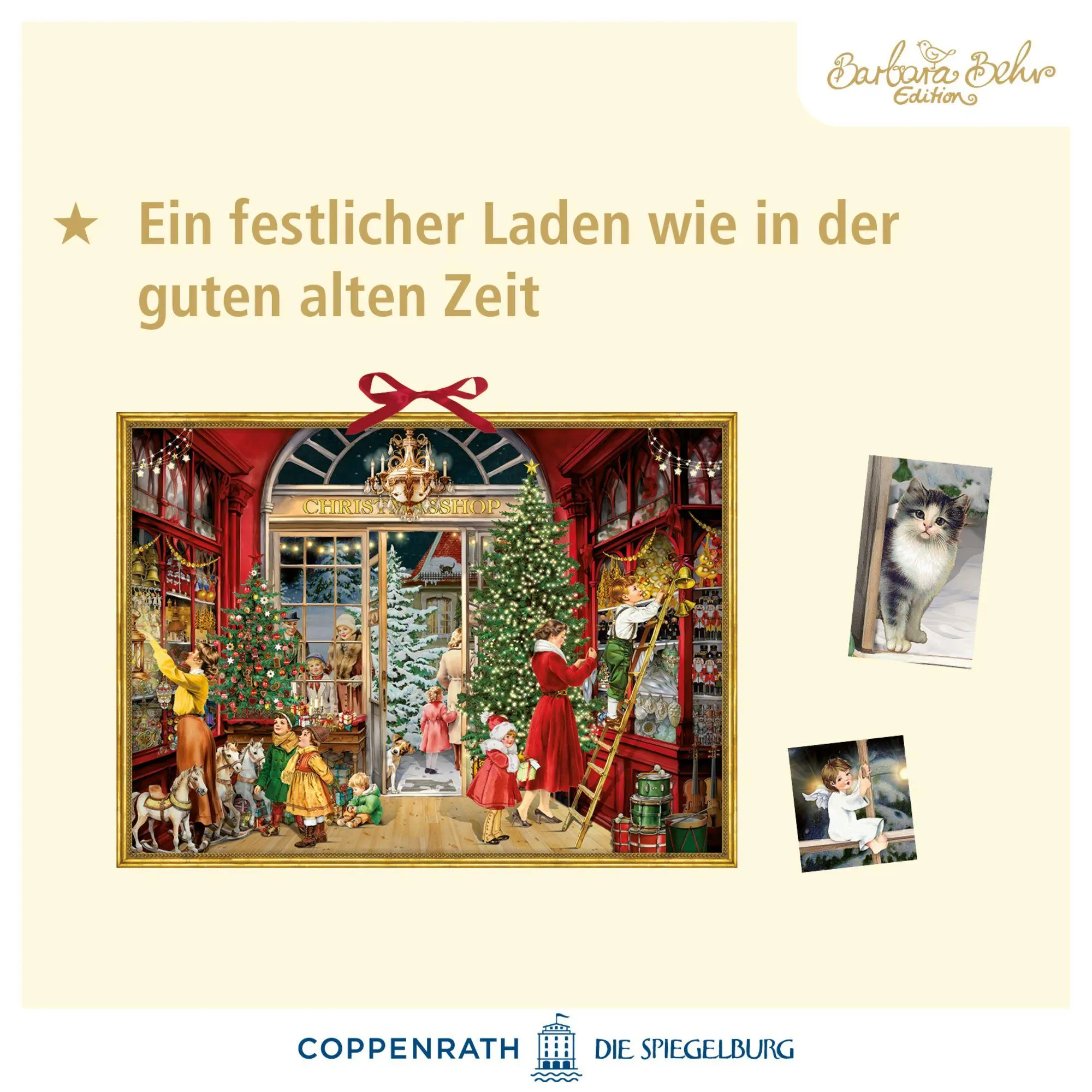 Bild: 4050003958873 | Wand-Adventskalender - Nostalgischer Weihnachtsladen | Barbara Behr