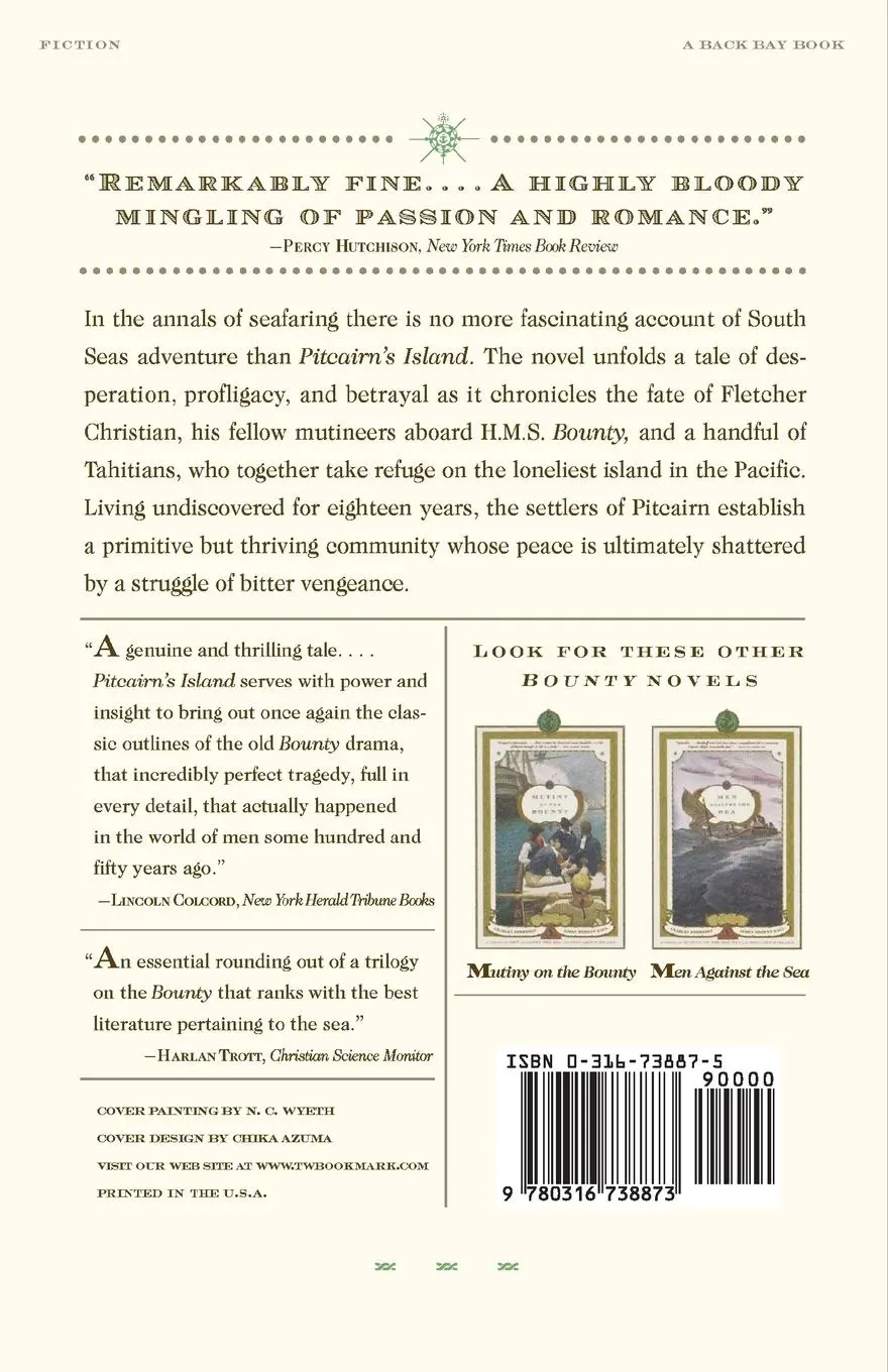 Rückseite: 9780316738873 | Pitcairn's Island | Charles Nordhoff (u. a.) | Taschenbuch | Englisch