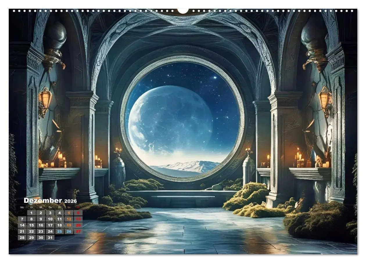 Bild: 9783516658873 | Fantasie und Science Fiction (hochwertiger Premium Wandkalender...