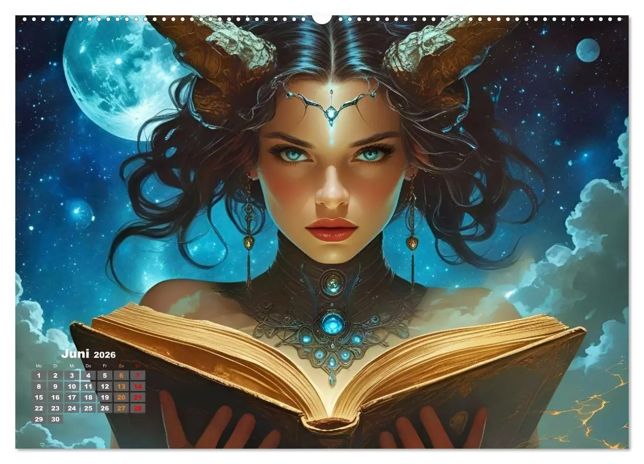 Bild: 9783516658873 | Fantasie und Science Fiction (hochwertiger Premium Wandkalender...