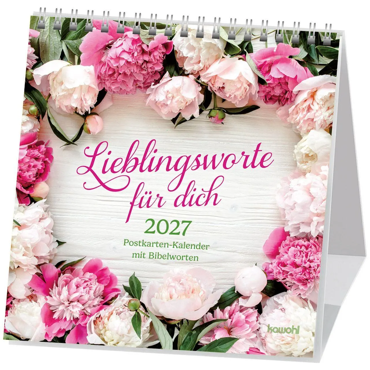 Cover: 9783754878873 | Lieblingsworte für dich 2027 | Postkartenkalender mit Bibelworten