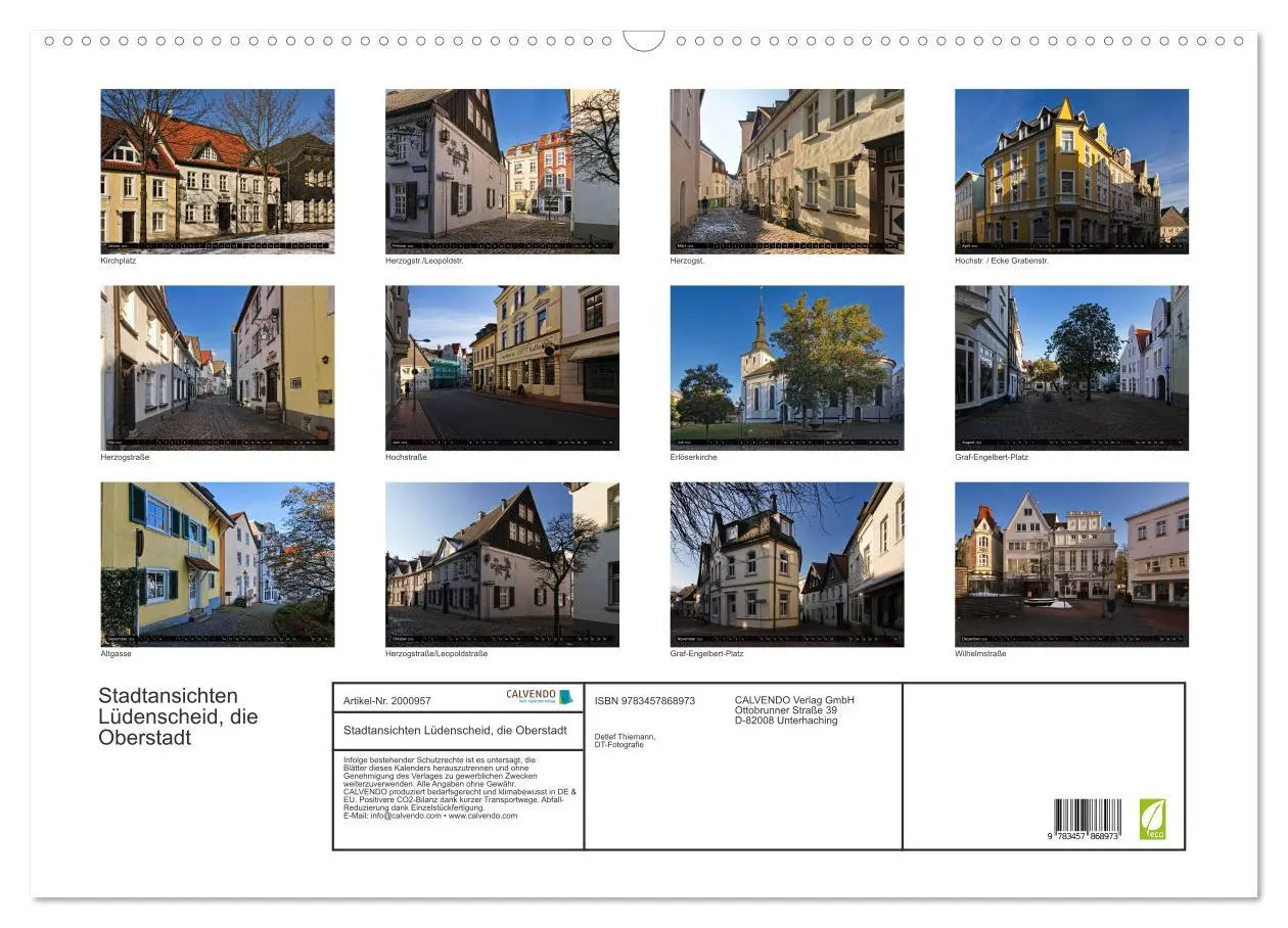 Bild: 9783457868973 | Stadtansichten Lüdenscheid, die Oberstadt (Wandkalender 2026 DIN A2...