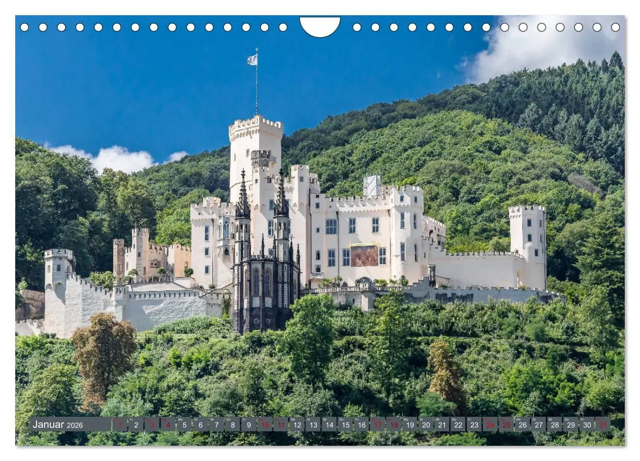 Bild: 9783457938973 | Burgen der Rheinromantik (Wandkalender 2026 DIN A4 quer), CALVENDO...